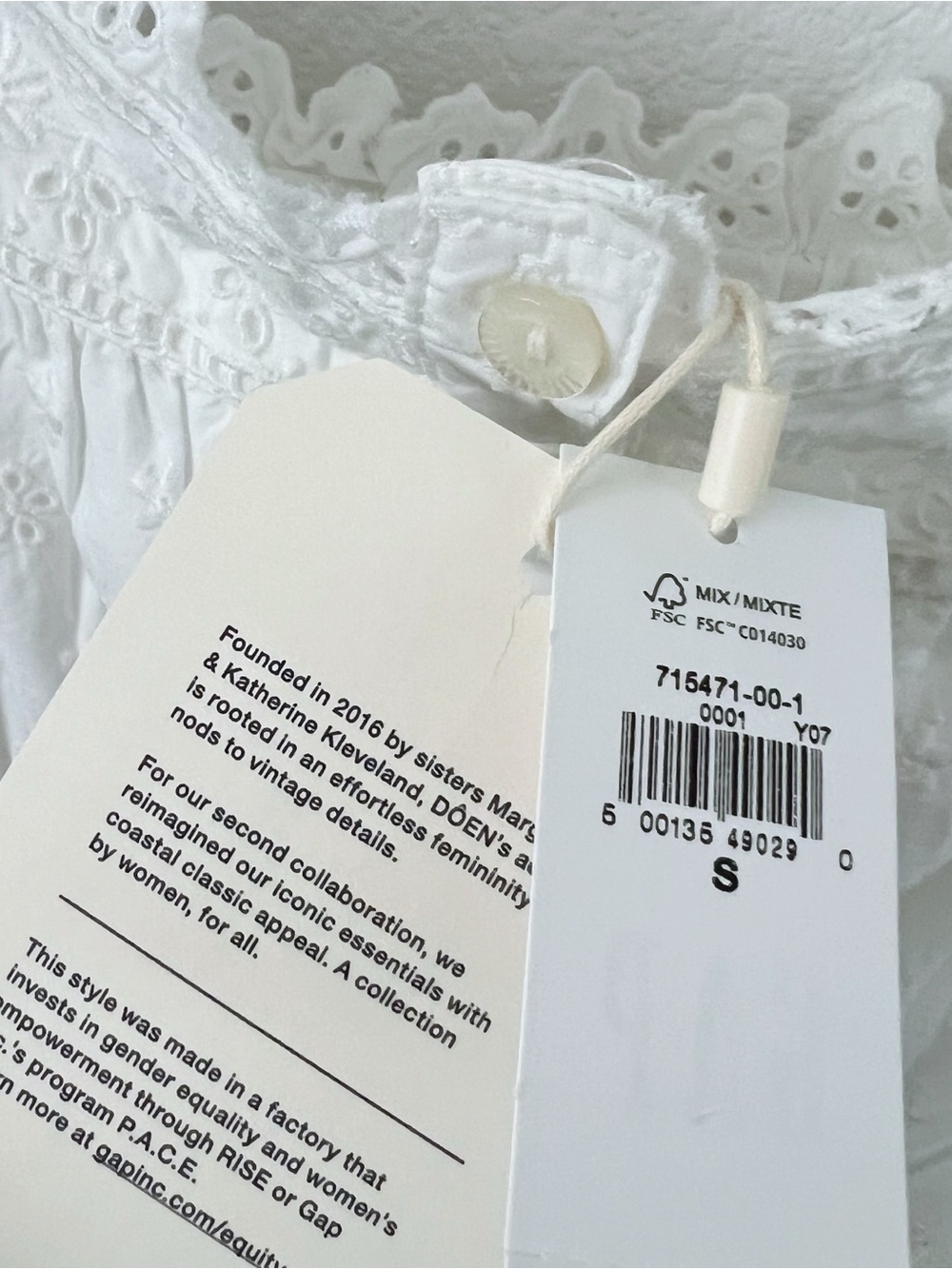 Gap x Doen Eyelet Midi Dress - Picture 7 of 9